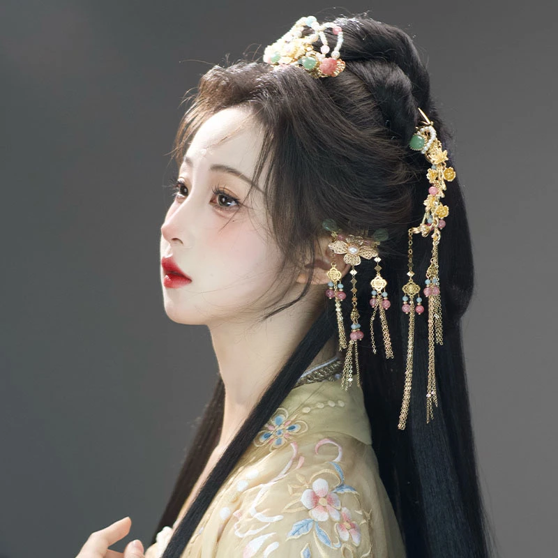 【安柚专属】耀如春华-安宁流苏发钗汉服配饰