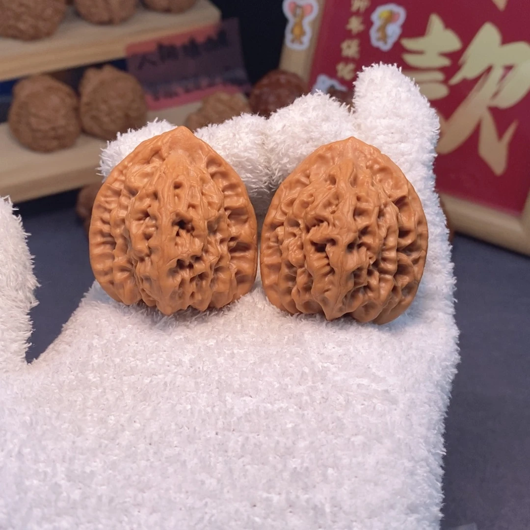 把件文玩核桃走色漂亮系列39尺挂月峰佛肚