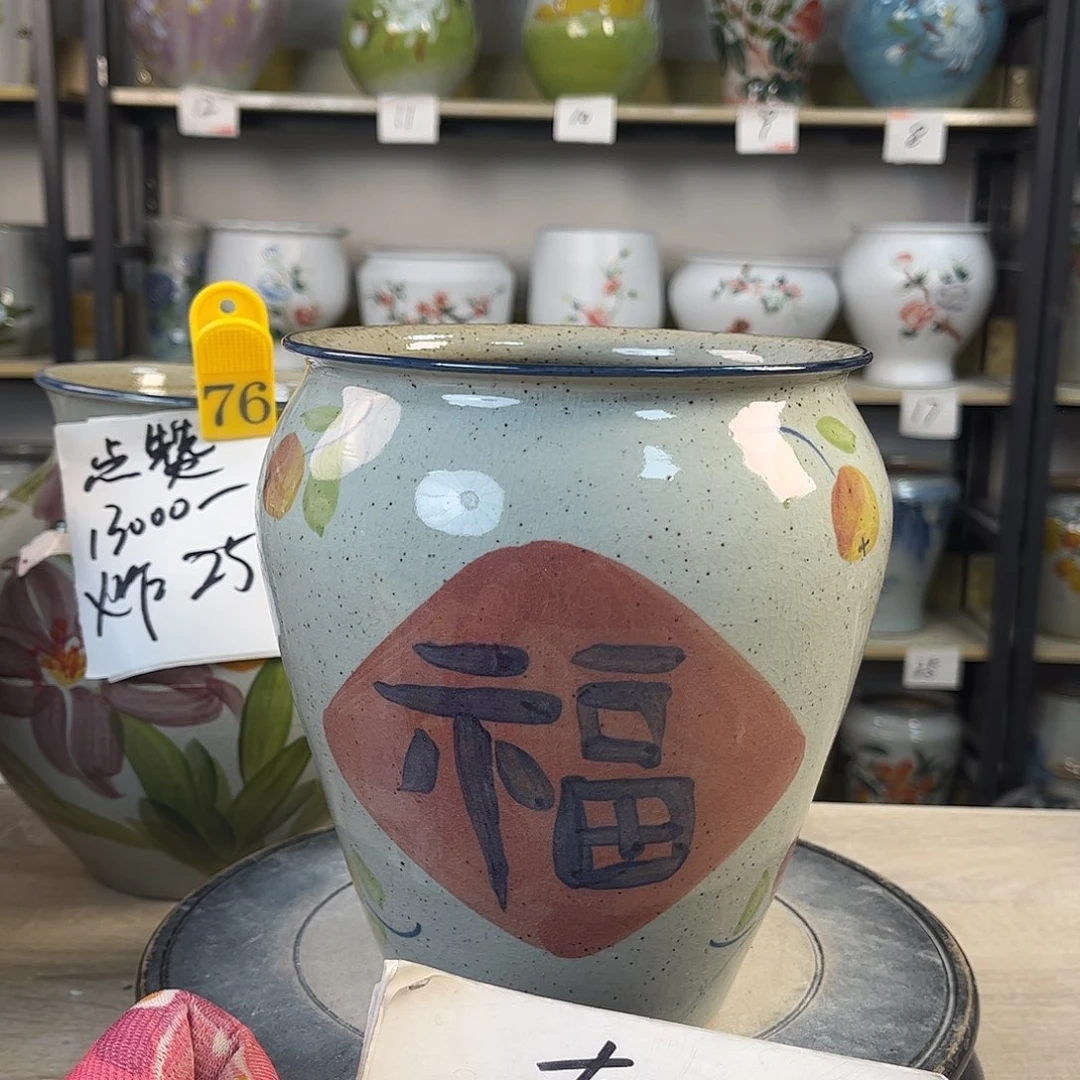 罐1wx景德镇陶瓷花盆