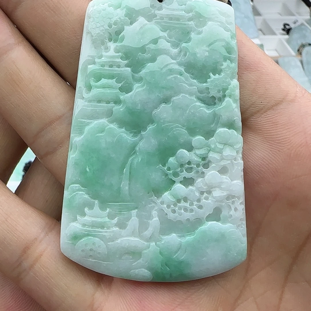 翡翠未镶嵌颈饰翡翠