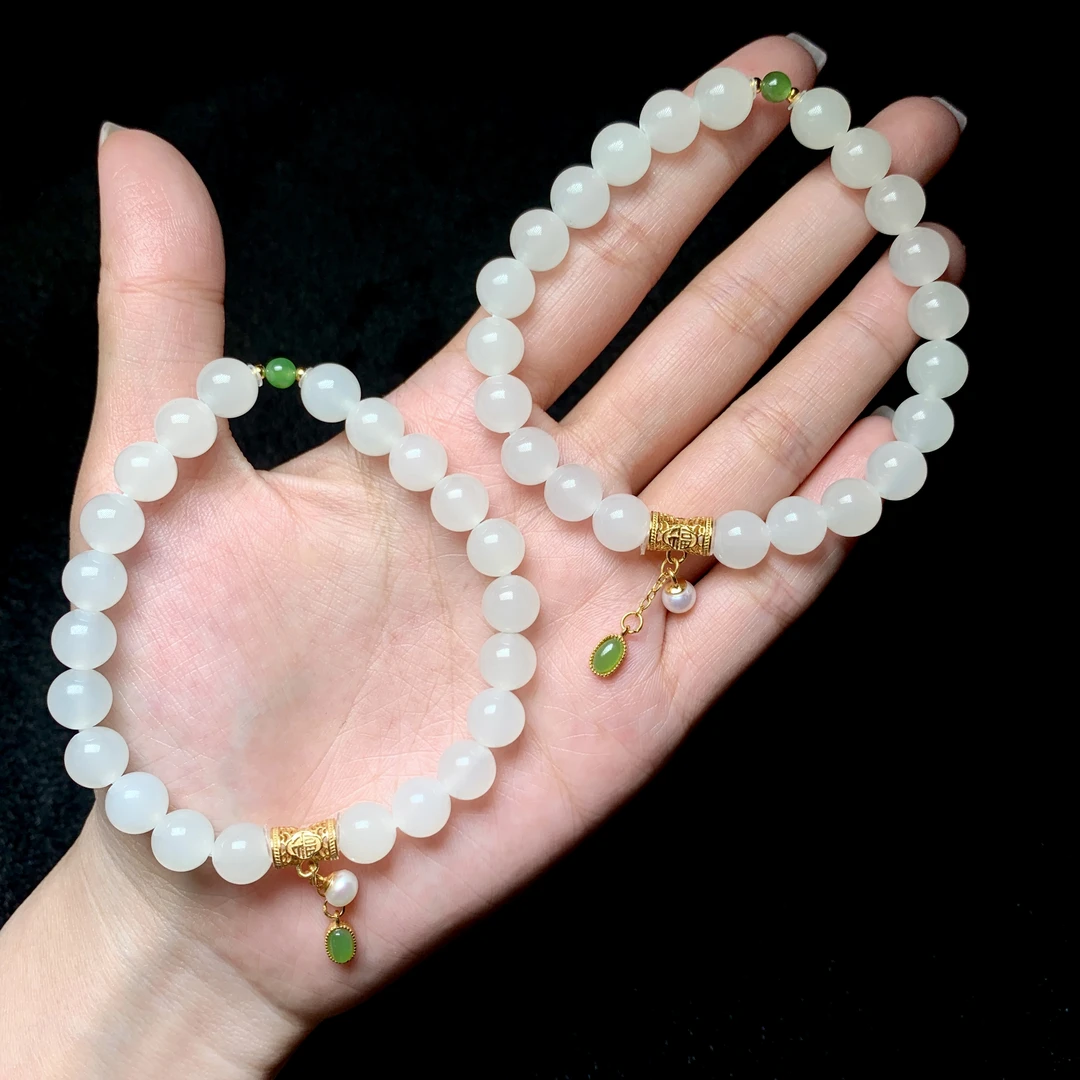 V86075-K 和田玉DIY单圈手串-多样性发一件-7mm（商城）