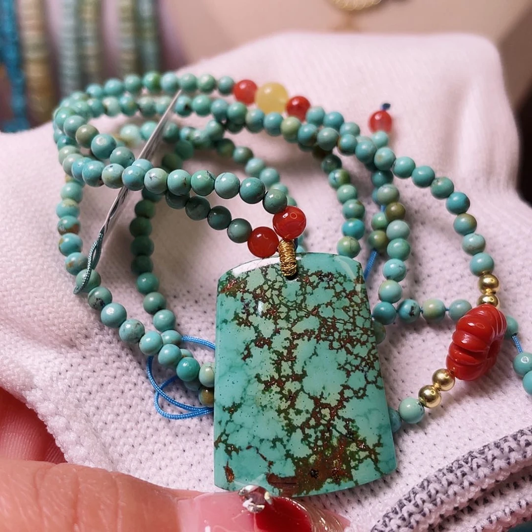 绿松石珠宝奇石未镶嵌