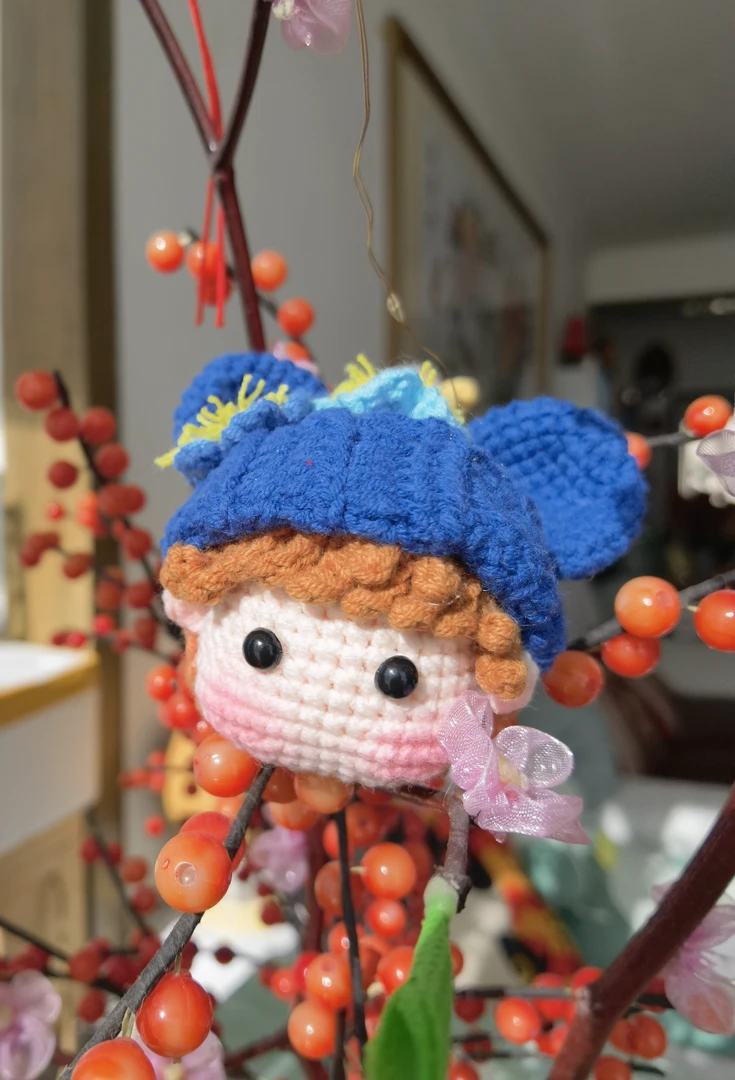 莎莎周边米奇Q版可爱手工钩织挂件不退换慎拍编织玩偶钥匙扣