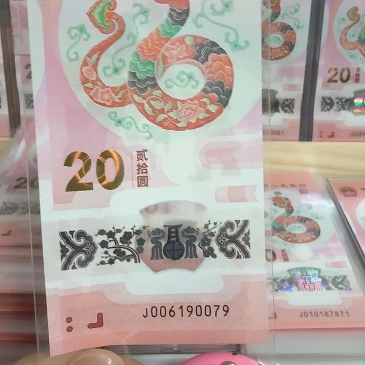 塑料小蛇钞号码006190079