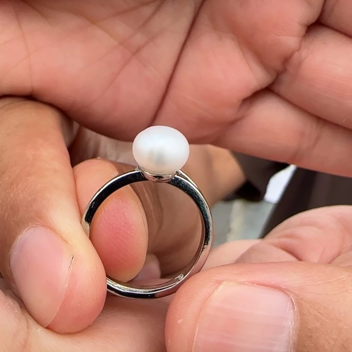 戒指未镶嵌淡水珍珠