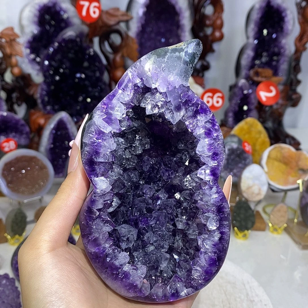 未镶嵌紫晶大型摆件（非配饰）