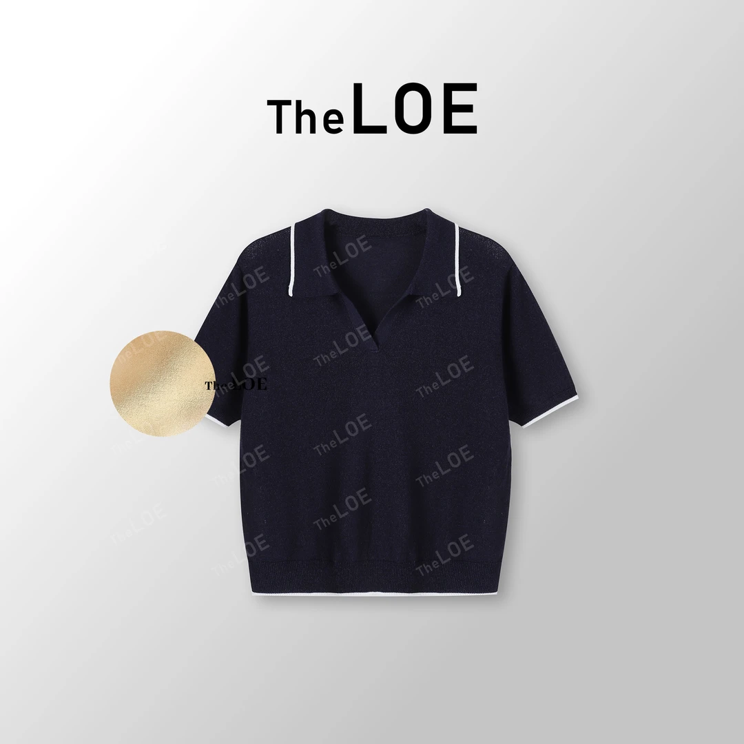 TheLOE/天丝polo衫 气质松弛感天丝polo衫#LE-LT049