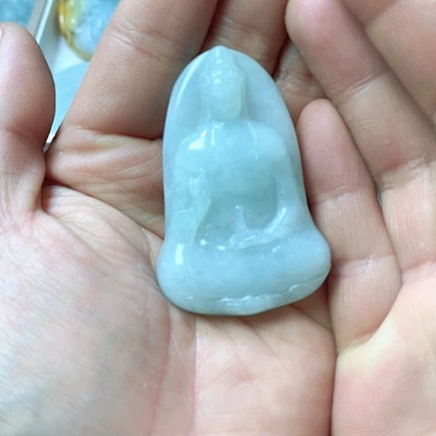 翡翠颈饰未镶嵌天然缅甸翡翠a货