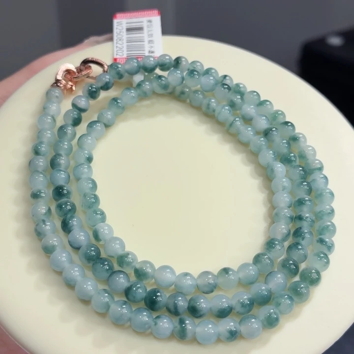 未镶嵌手链翡翠冰胶蓝飘卡5