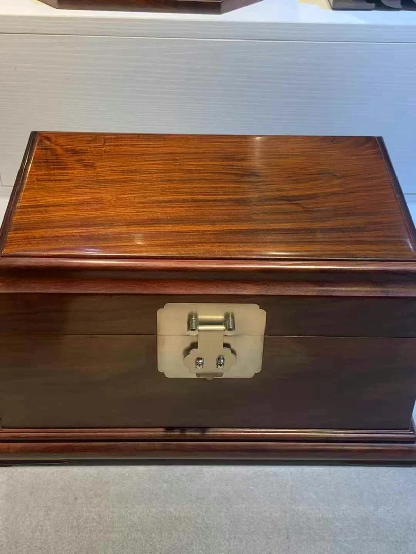 首饰盒/箱 大酸枝首饰盒大容量可收纳结婚陪嫁彩礼箱