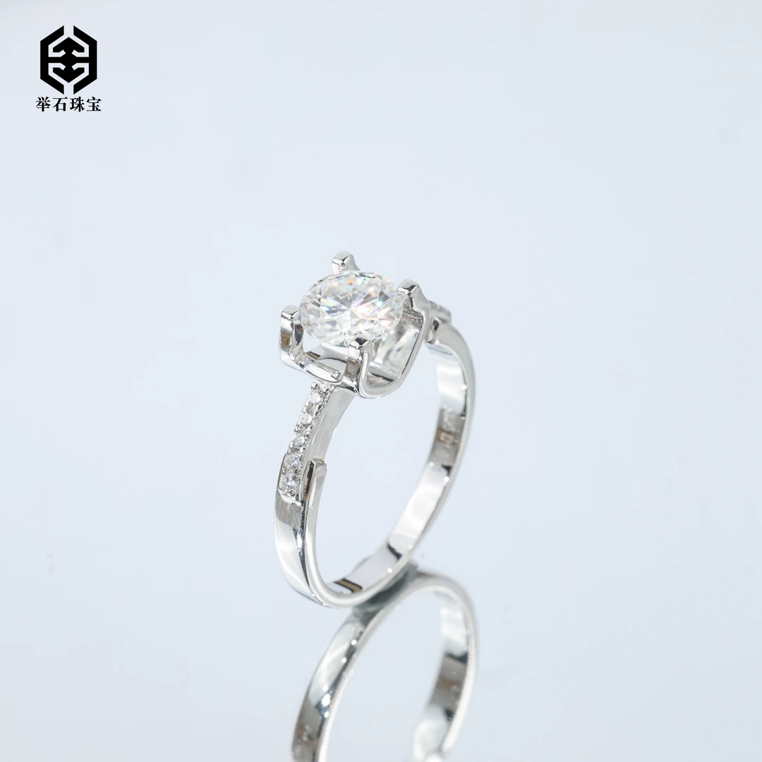 925银莫桑石银制品 T1021-9819-30莫桑钻戒指（一件/多样性/自选）S