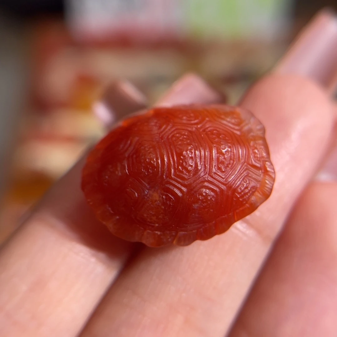 南红玛瑙未镶嵌富甲天下16.8x21.3mm
