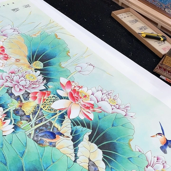 国画书画描金拓染金石传拓手写