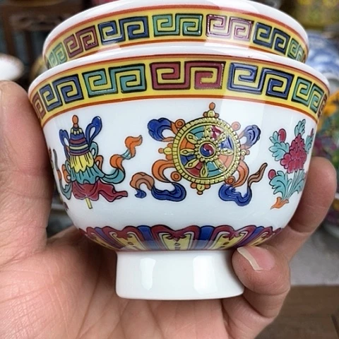 景德镇陶瓷藏式茶碗