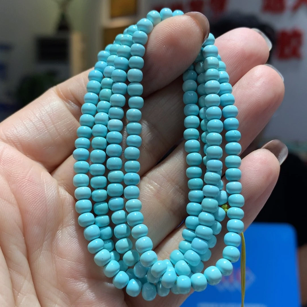 未镶嵌绿松石长链