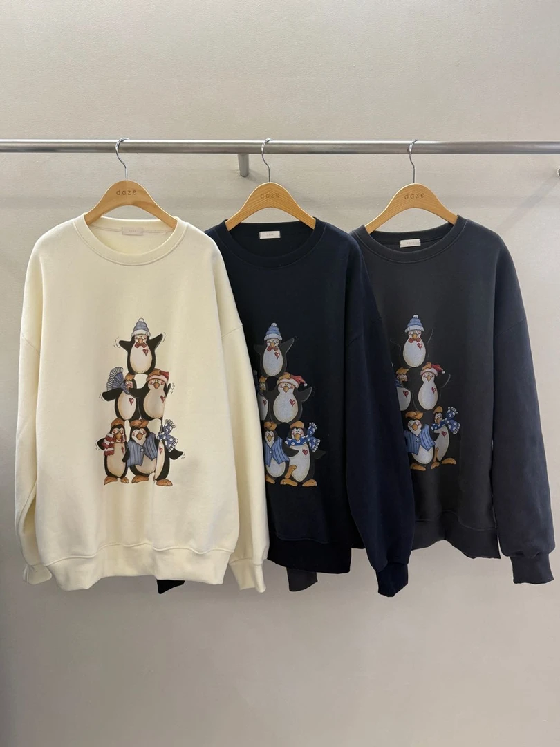 【no退no换】芳芳在韩国 东大门 秋冬入选好品质卫衣