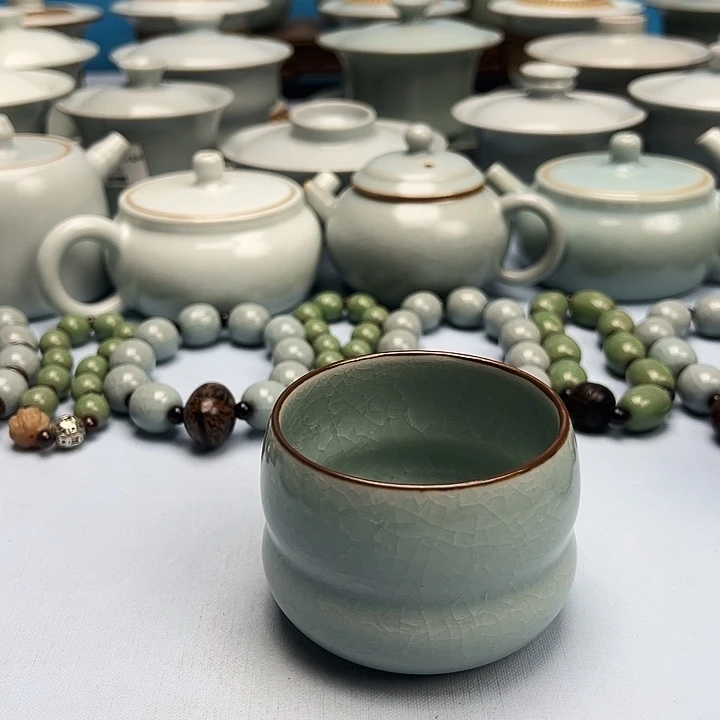 杯鱼鳞冰葫芦杯原矿原釉原产地