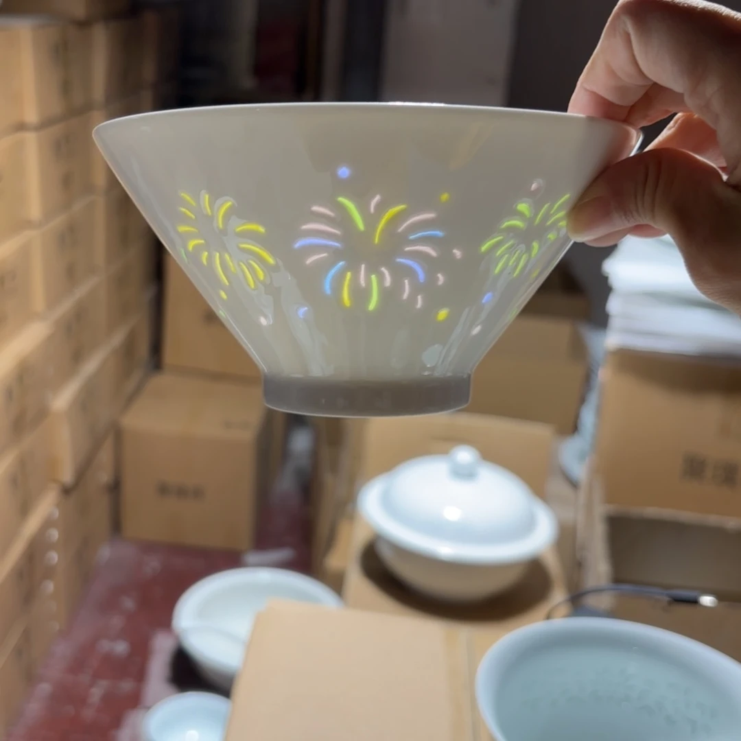 玉瓷景德镇陶瓷面碗两只好的