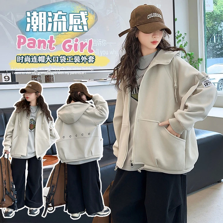 （外套）女童外套秋装棒球服2025新款春款网红中大童儿童装夹克