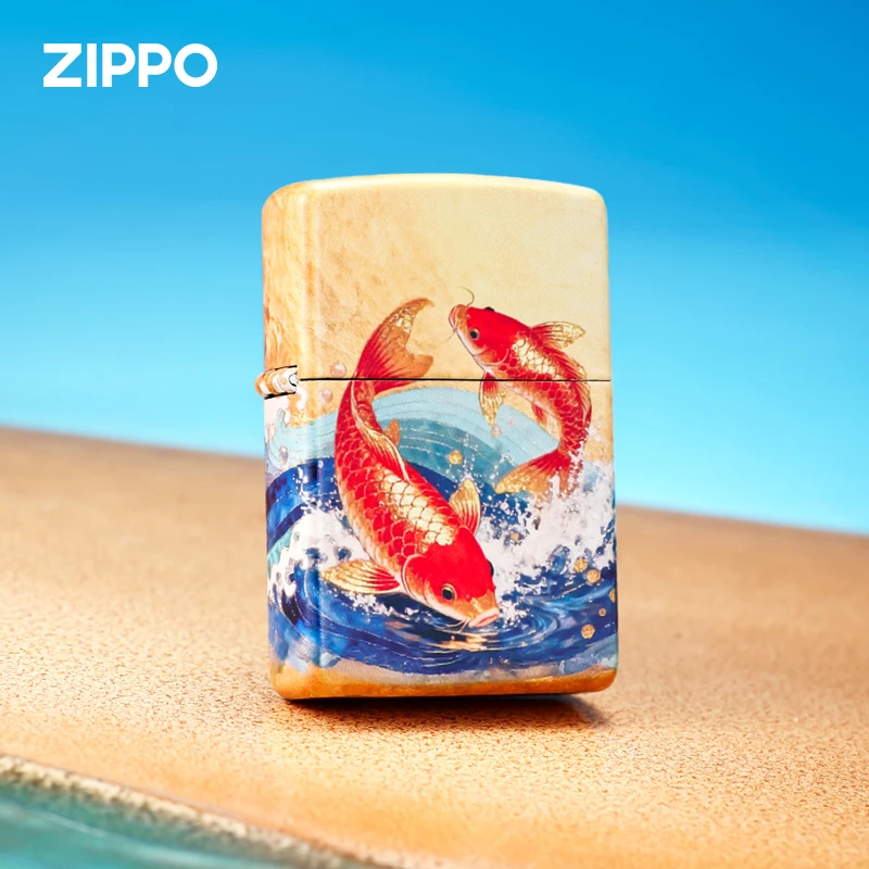 ZIPPO/之宝打火机【彩印锦鲤】防风原装男士经典送礼国潮