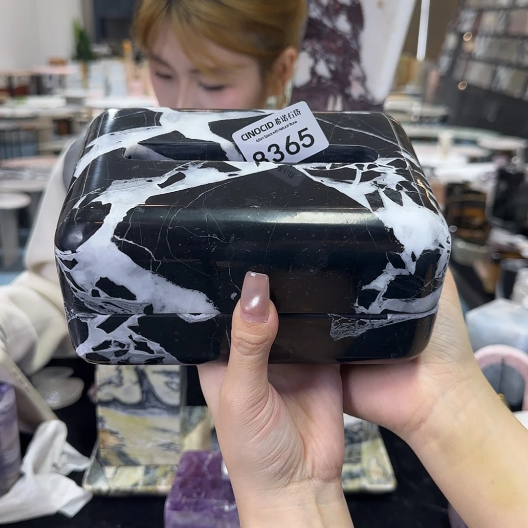 8365宝黑面包纸巾盒