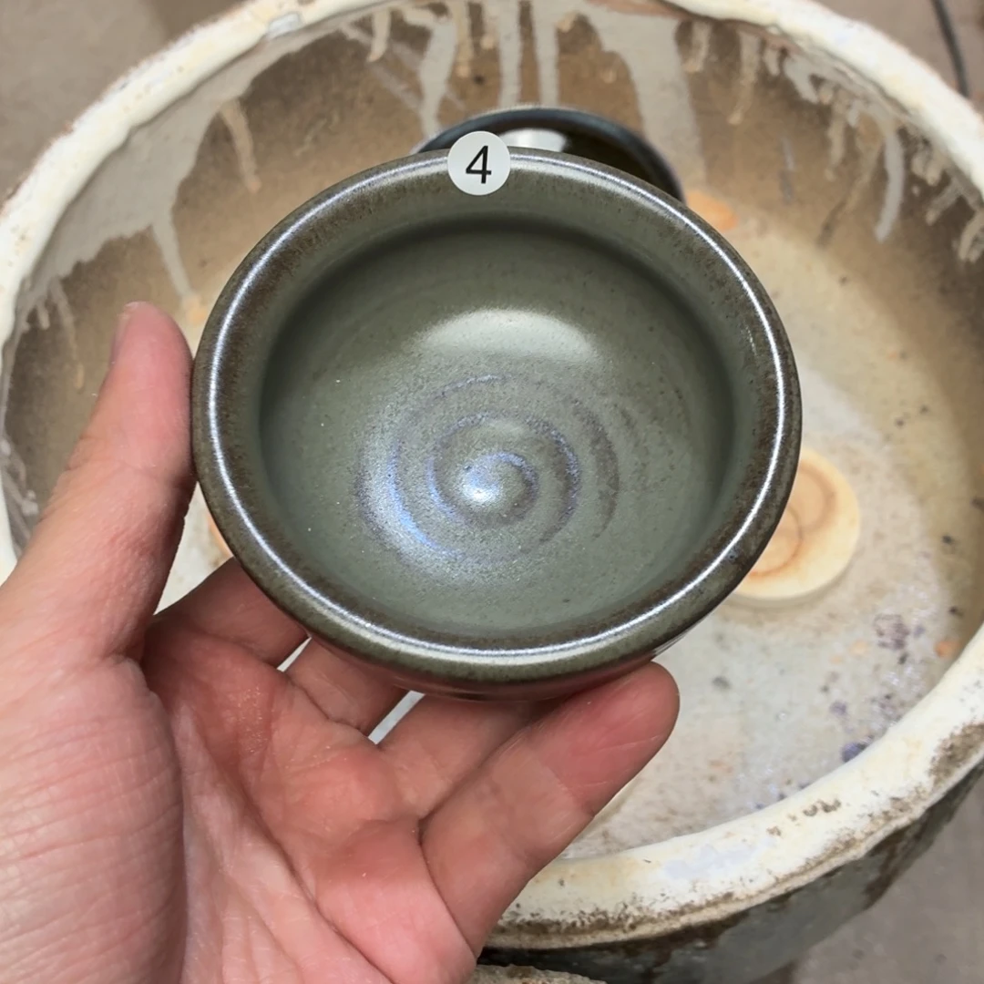 茶盏松风渡柴烧建盏甄选