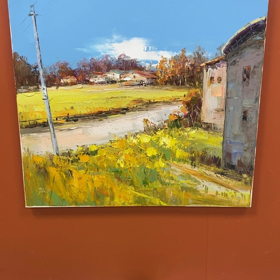 手工手绘精品油画内框60➕60尺寸