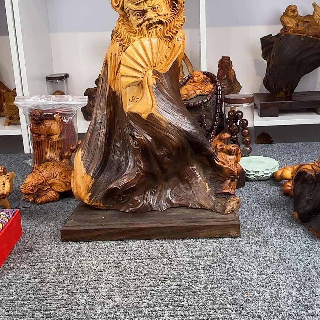 柏木。*太行崖柏骨料坨子钟馗