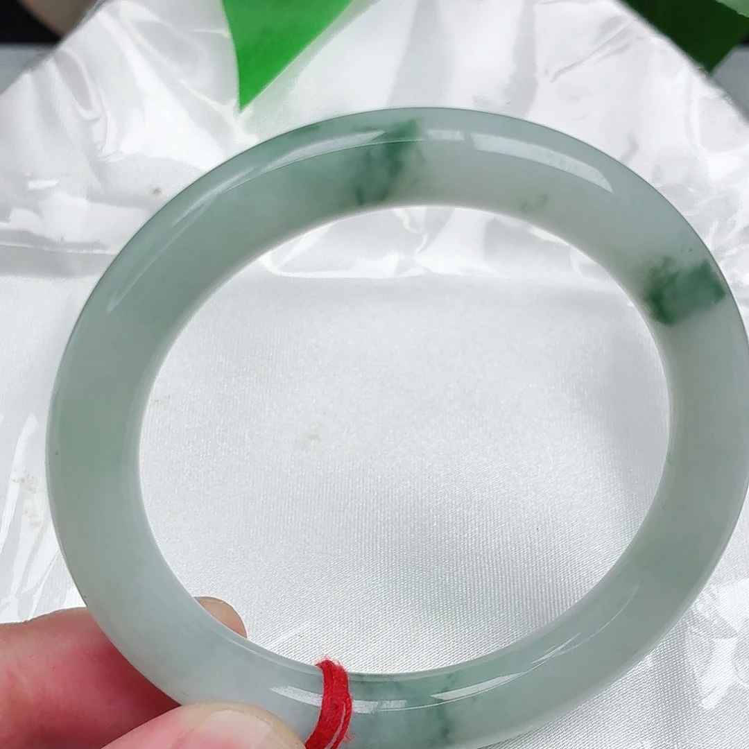 翡翠未镶嵌手镯圆条021