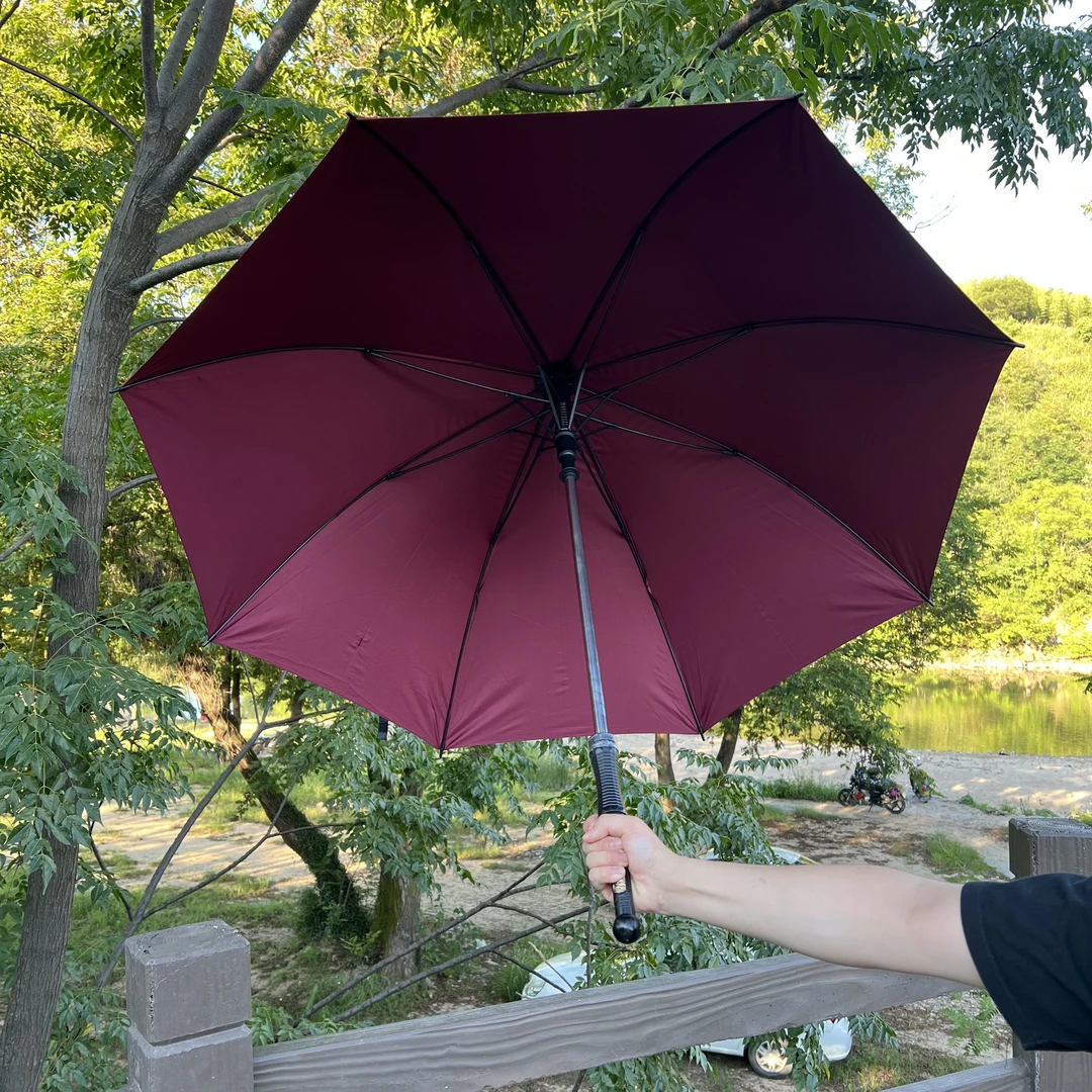 特大号特工伞长柄耐用抗风暴晴雨防卫车载工艺伞晴雨伞两用加固