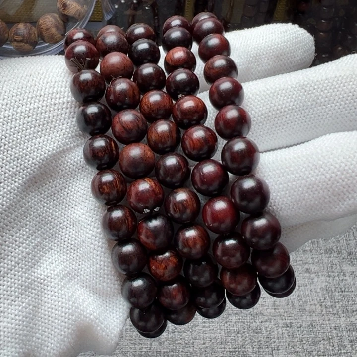 木木海南红降花梨公08单圈