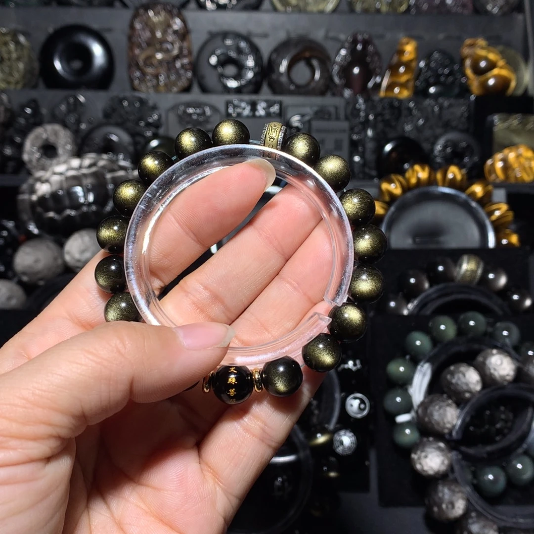 问***黑曜岩未镶嵌珠宝奇石