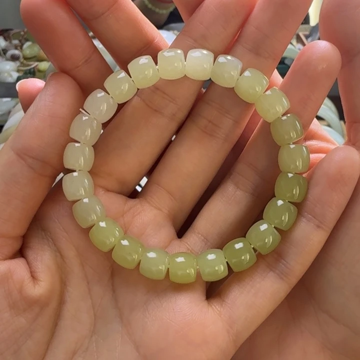 和田玉未镶嵌手链