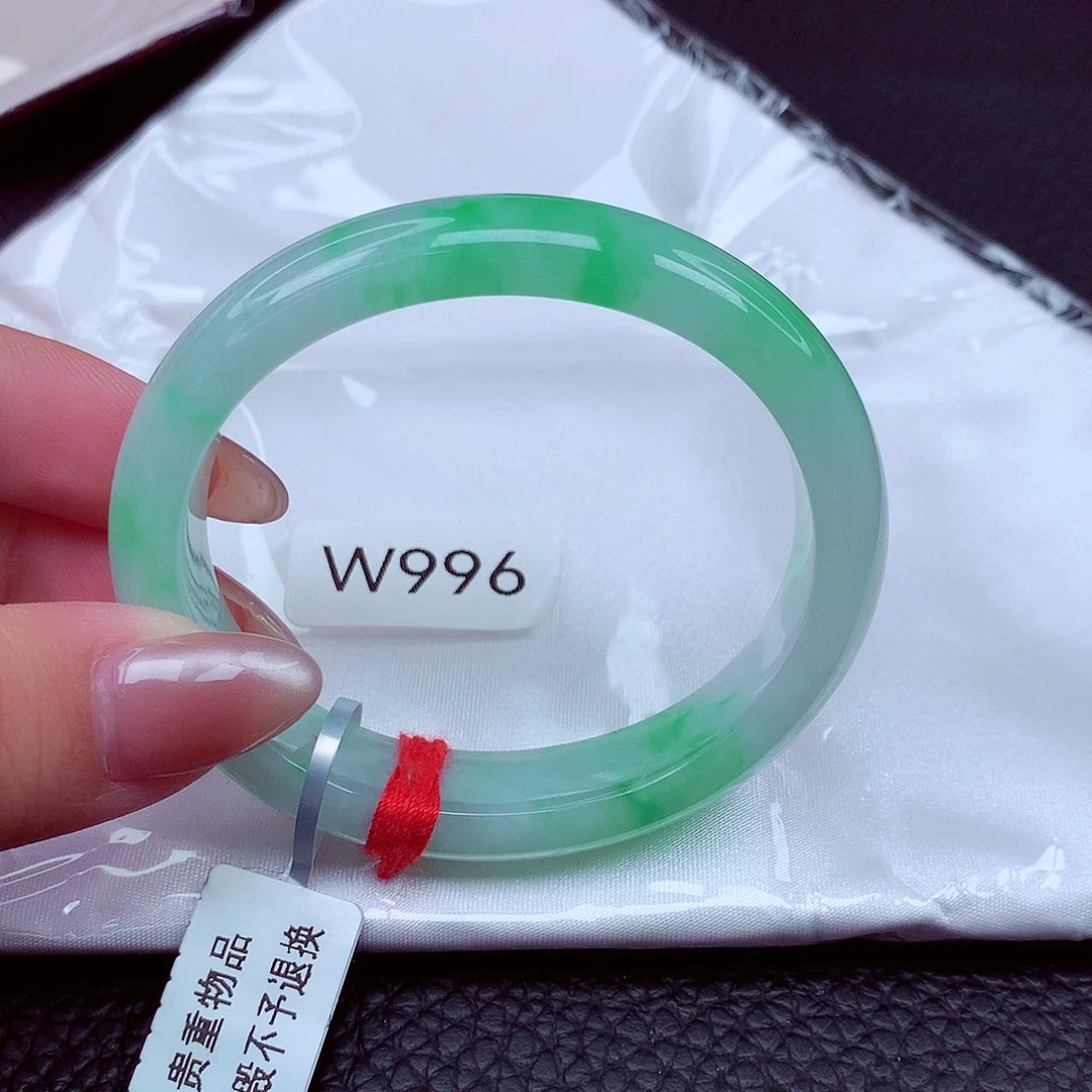 未镶嵌手镯翡翠天然缅甸翡翠A货贵妃54