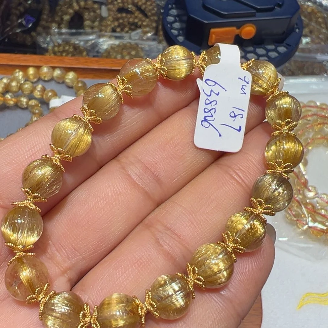 水晶手串合金钛晶手串