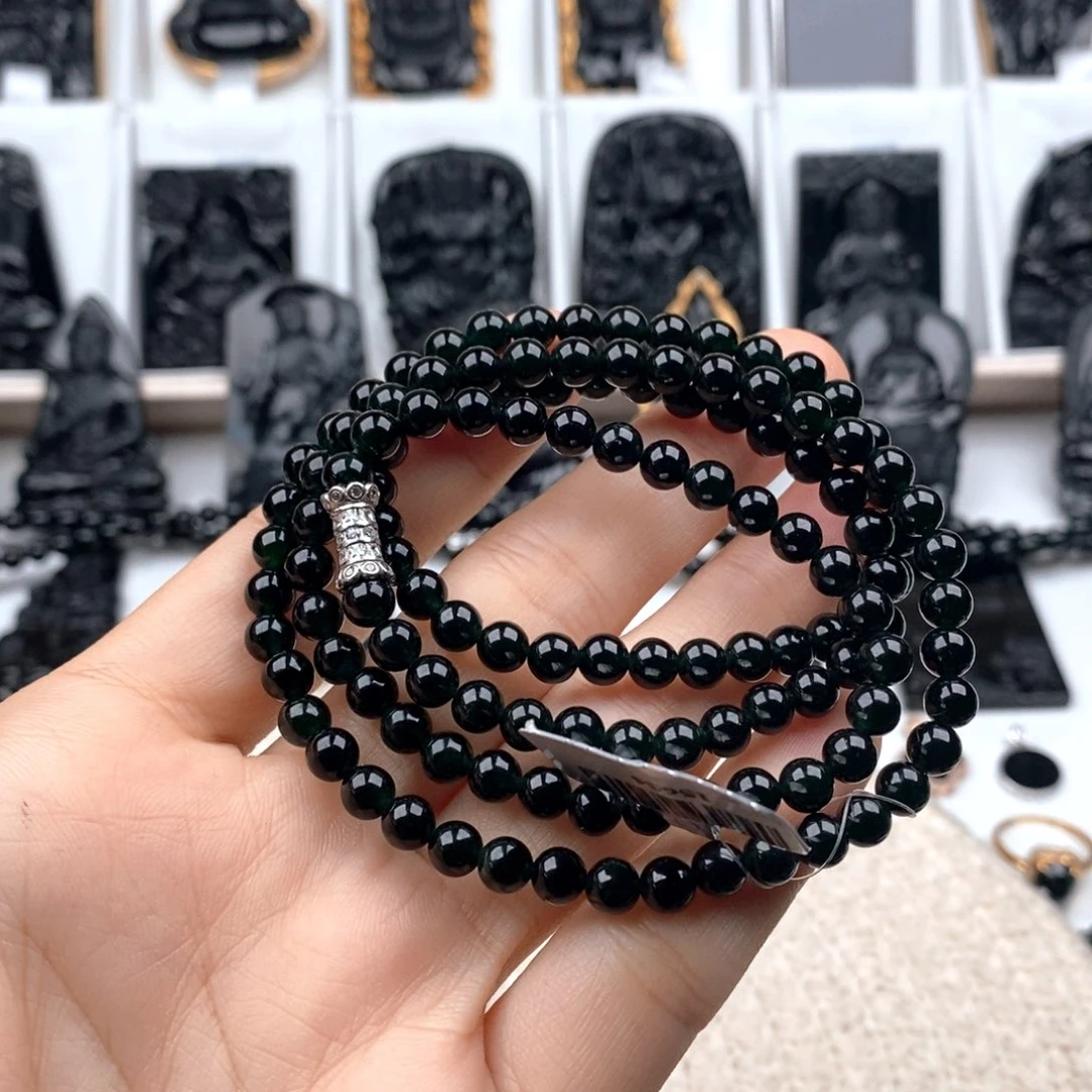 颈饰未镶嵌翡翠C***n珠串