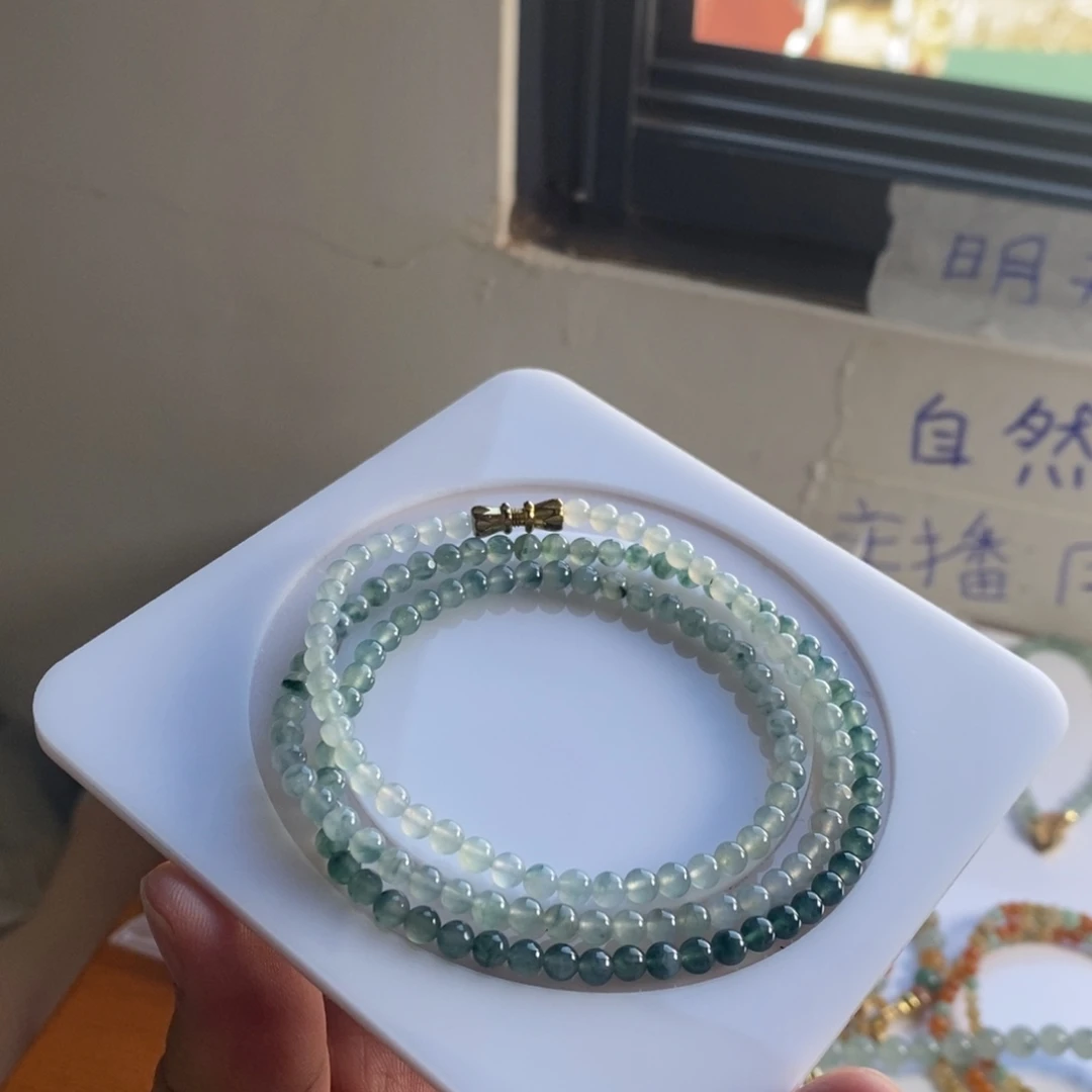 定制翡翠未镶嵌39 缅甸翡翠A货卡4