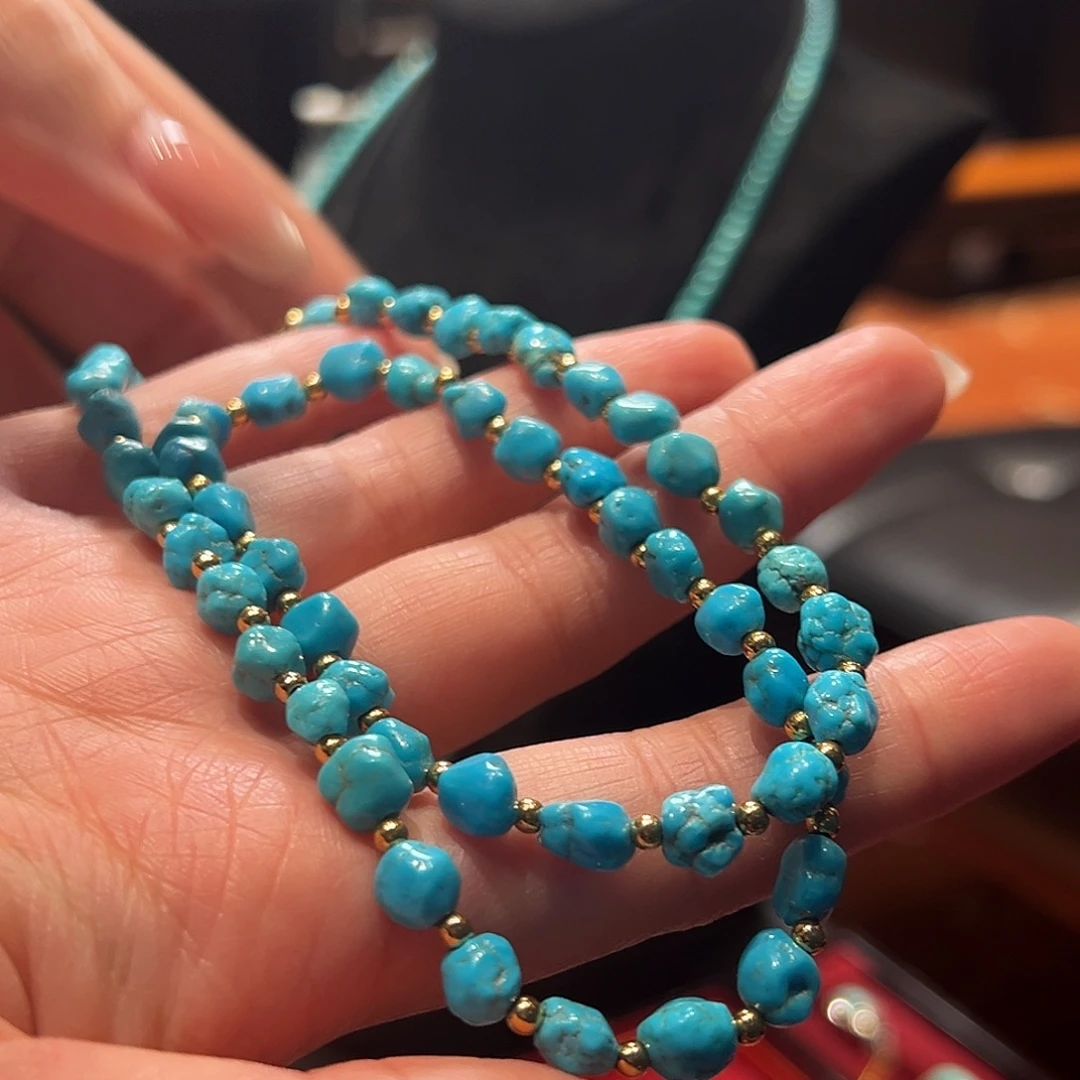 绿松石合金手串项链