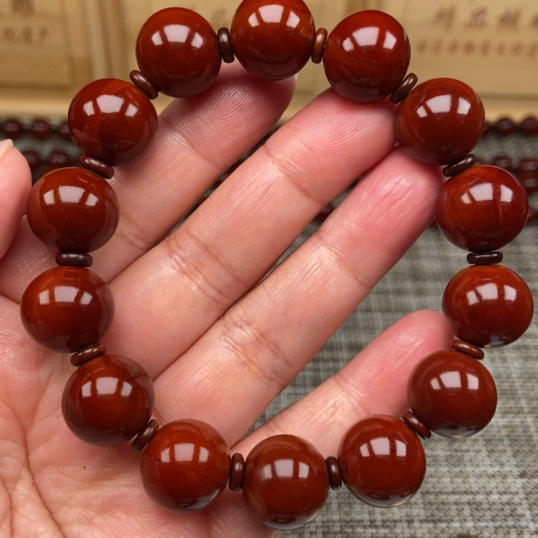 橄榄核吊坠光珠15