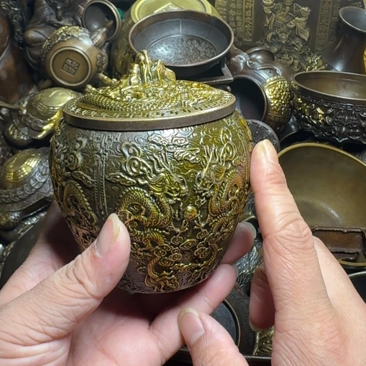 铜器摆件收收藏藏
