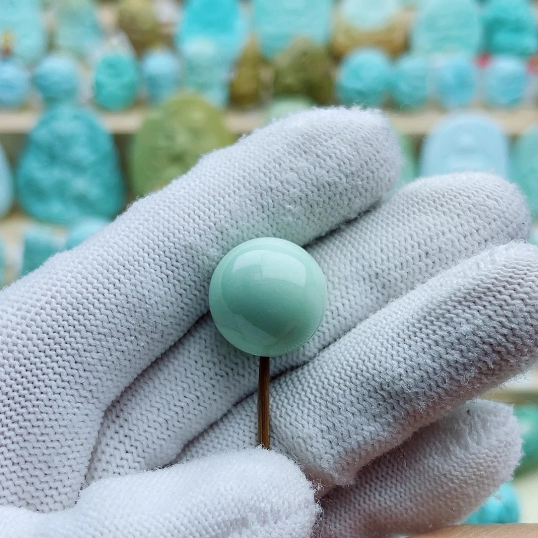 绿松石未镶嵌珠宝奇石16mm