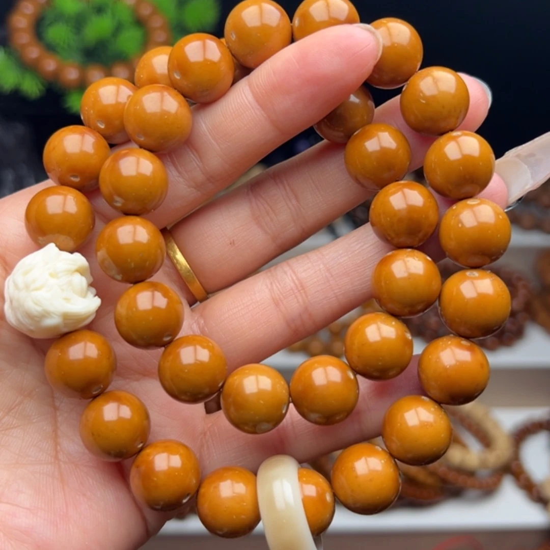 紫金鼠手串卡13半实心黄皮手持