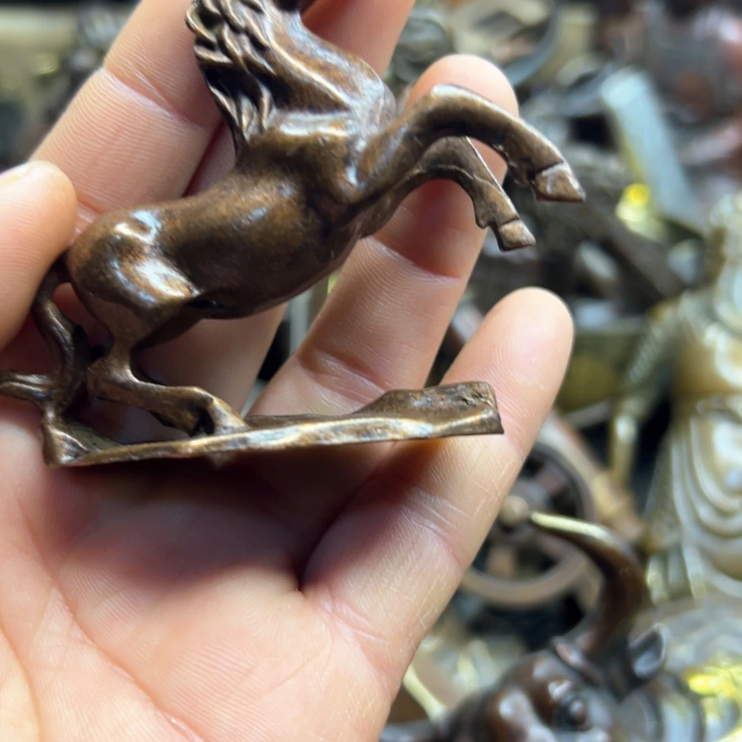 铜摆件欢迎欢迎你