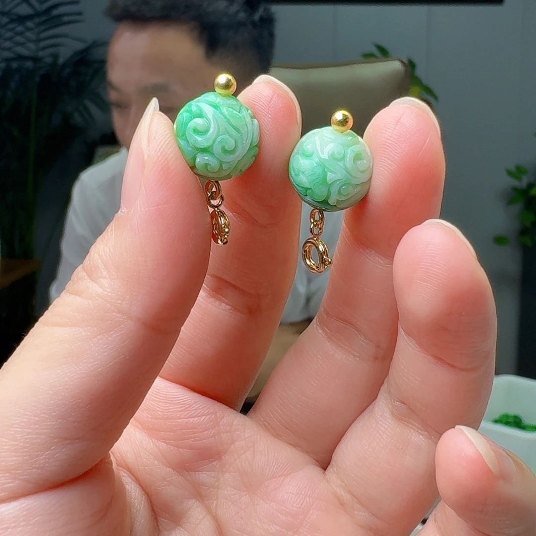 翡翠银S925镶嵌吊坠(不含链)多样性发货其一