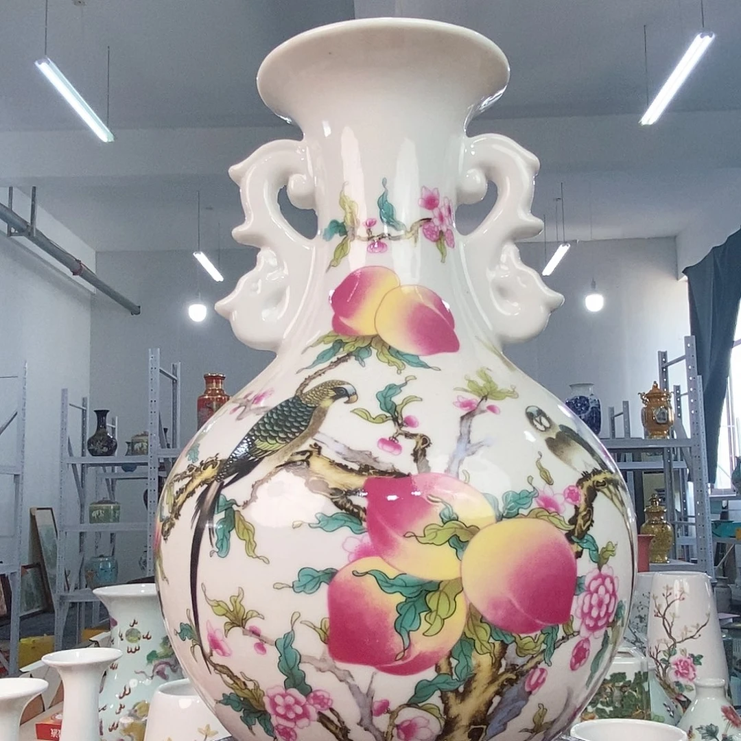 摆件景德镇陶瓷花瓶摆件