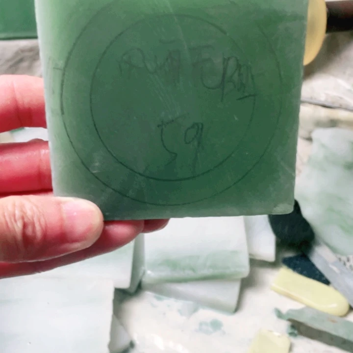 风***阻定制石英质玉手镯59圈口