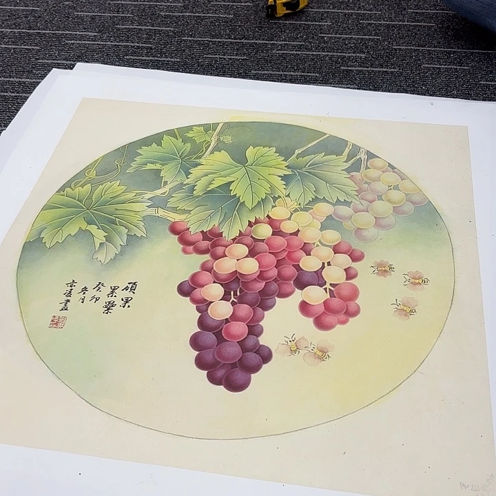 国画花鸟图画作品