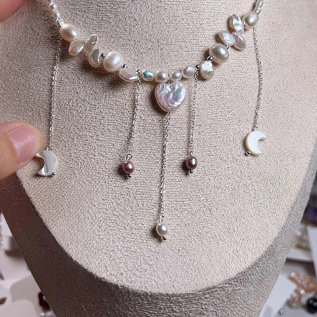 淡水珍珠未镶嵌颈饰