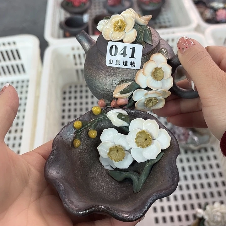 山泉造物手工制作柴烧041一套