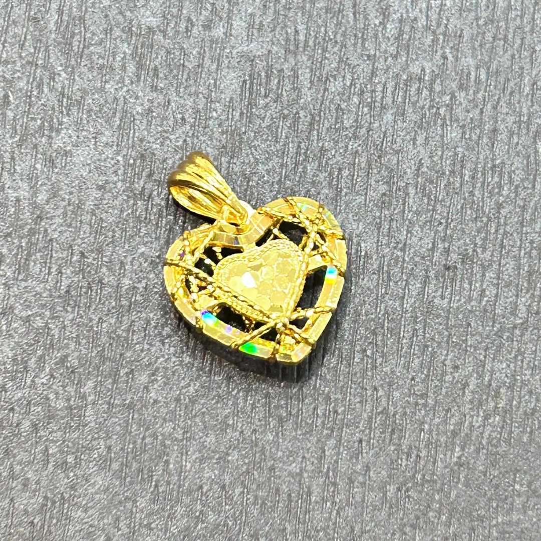 【木子专享】足金999投资金攒黄金龙鳞爱心ZBHJD1559克重多退少补